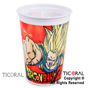 DRAGON BALL VASO x 8